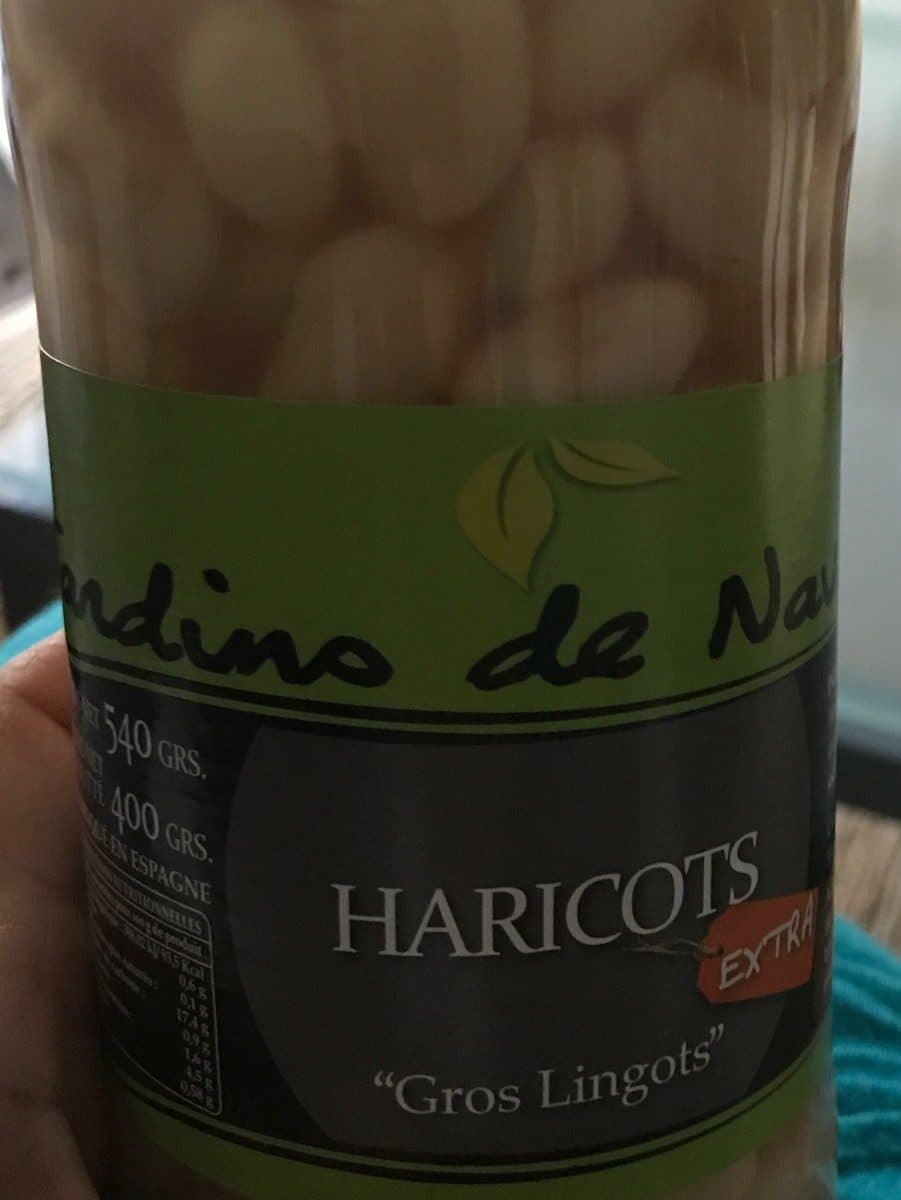 Open Food Facts Haricots "gros lingots" extra packshot
