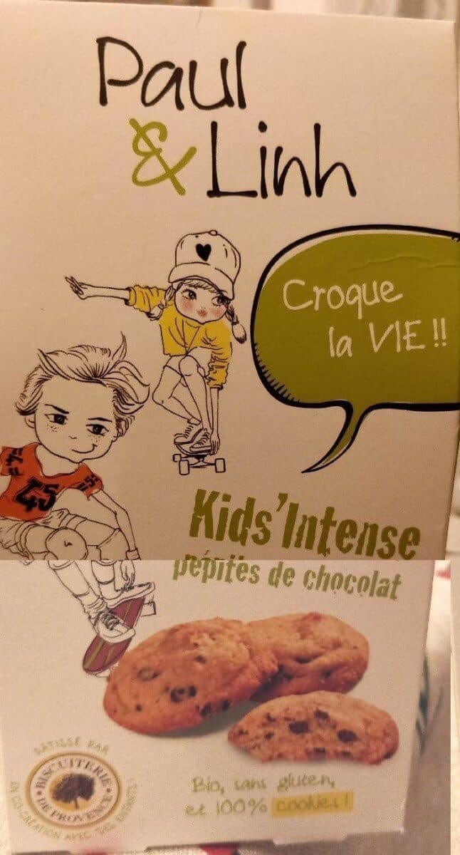 Paul&Linh Kids' intense pépites de chocolat packshot