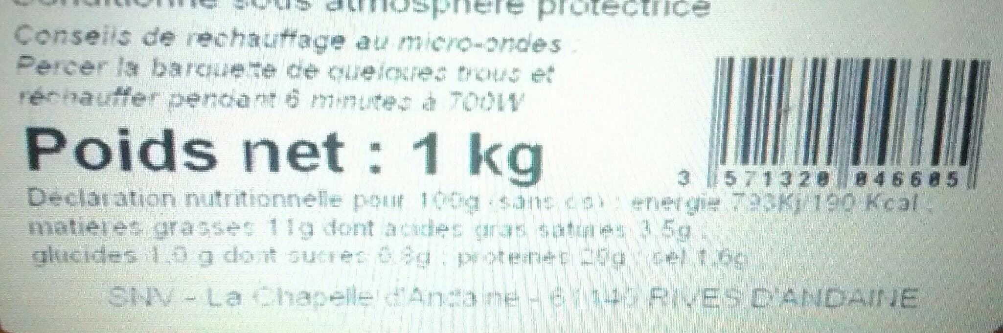 Open Food Facts Grignottes de poulet à la mexicaine packshot