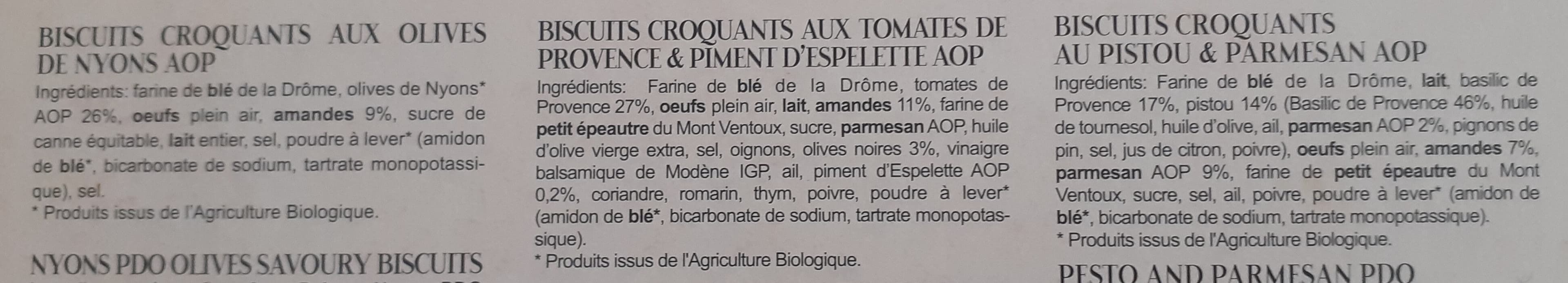 Biscuiterie de Provence L’aperitif gourmet provençal Croquets packshot