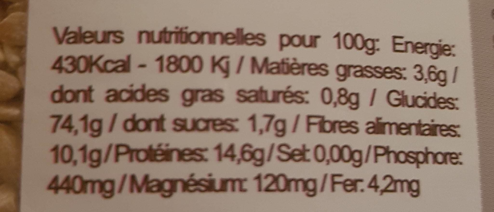 La Petite Fabrique Provençale Petit epeautre de mont Ventoux packshot