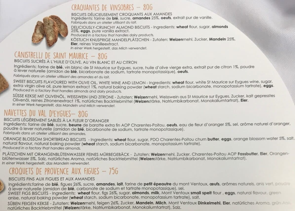 Biscuiterie De Provence L'assortiment gourmand packshot