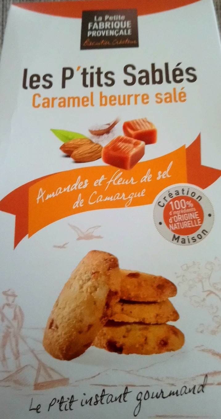 La Petite Fabrique Provençale Les Petits Sablés caramel beurre salé packshot