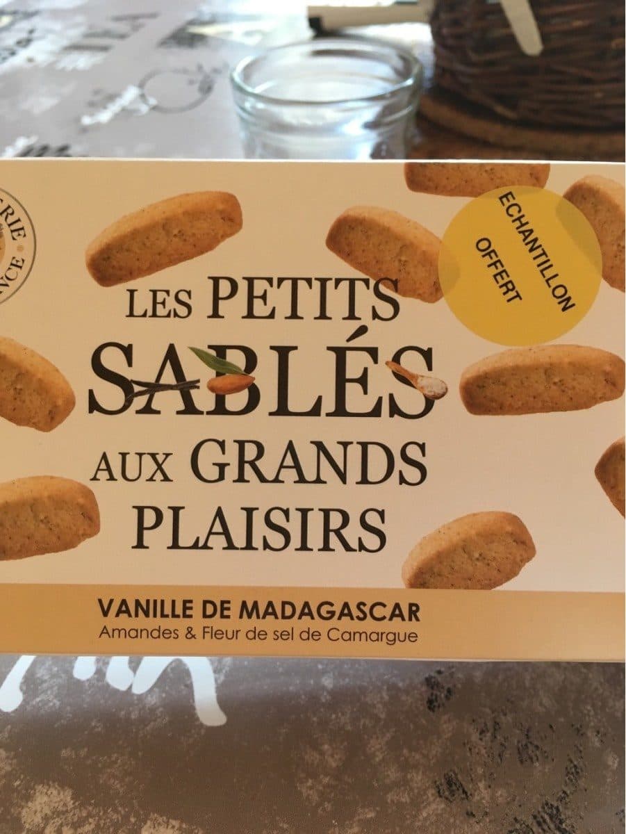 Open Food Facts Les petits sables aux grands plaisir vanille packshot