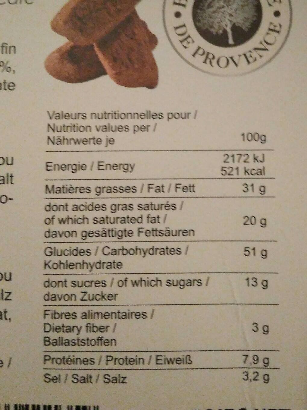 Biscuiterie De Provence Les petits sablés aux grands plaisirs packshot