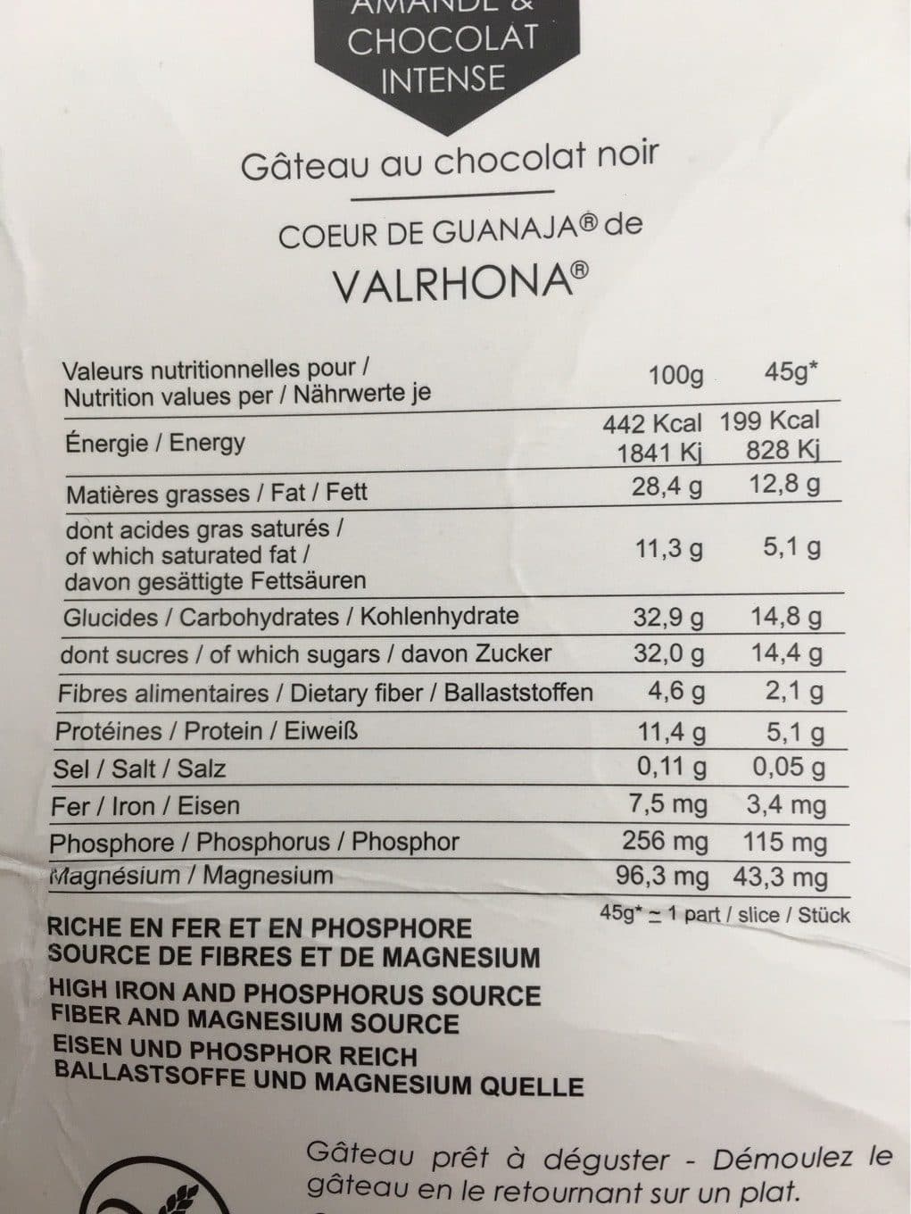 Biscuiterie de provence Gâteau Au Chocolat Noir packshot