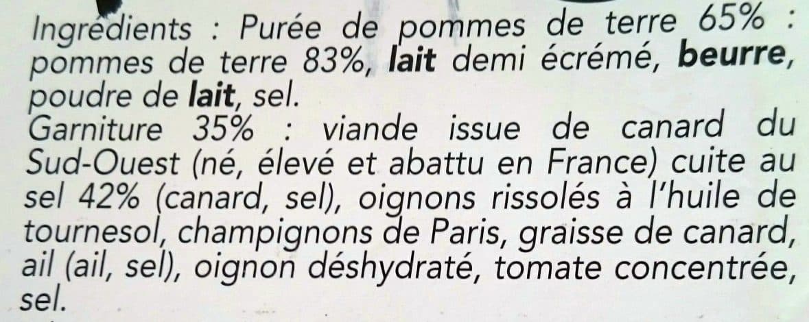 Lucien Gourmand Parmentier de Canard du Sud-Ouest packshot