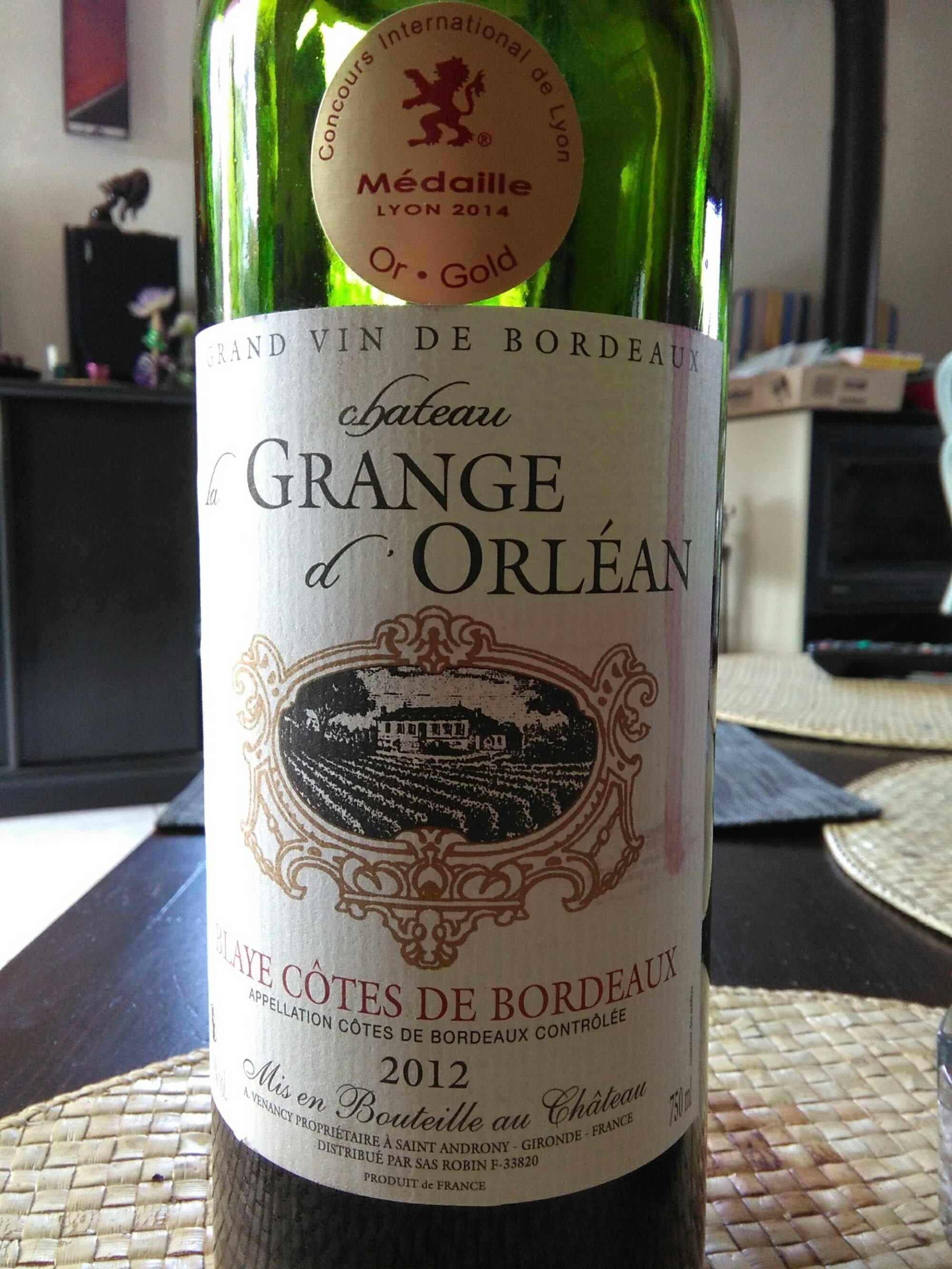 SAS Robin Château La Grange d'Orléan packshot