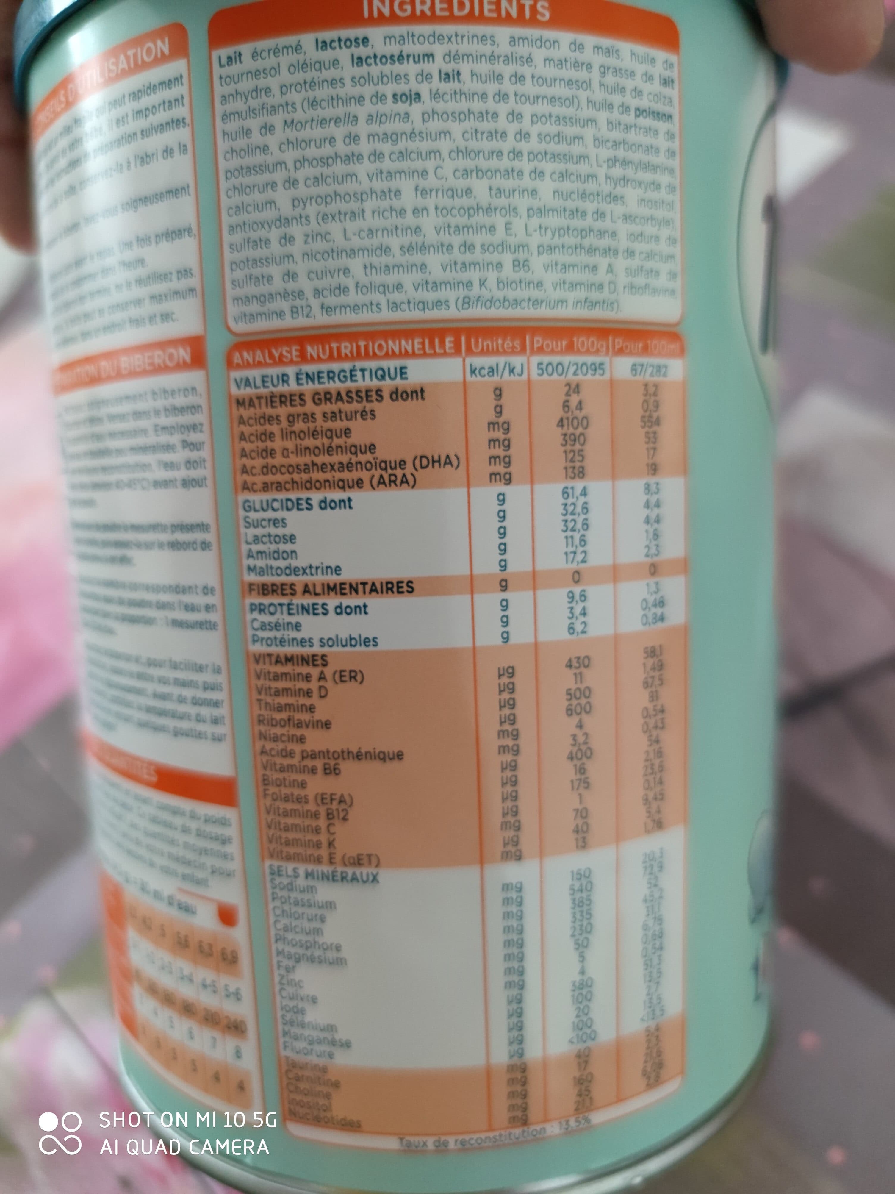 Modilac Lait poudre nourrissant Oéba packshot