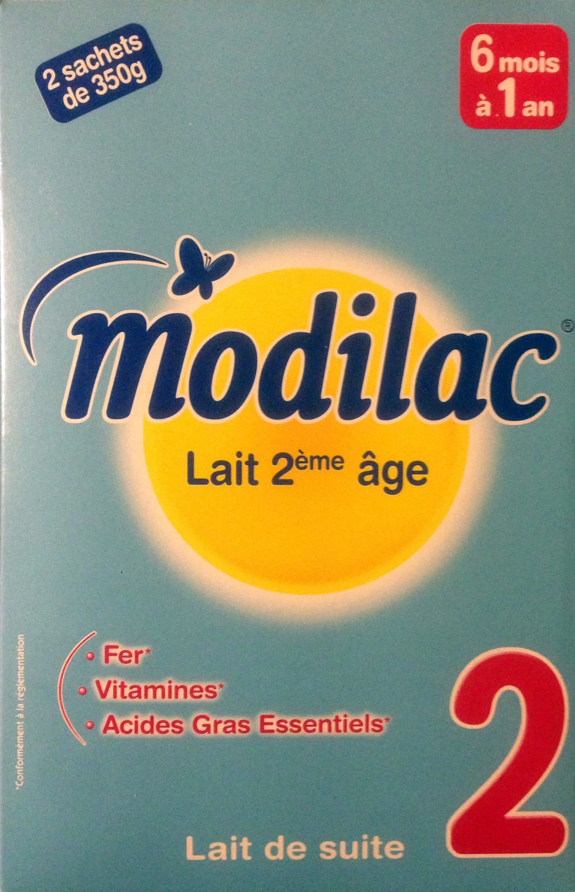 Modilac Lait 2ème âge packshot
