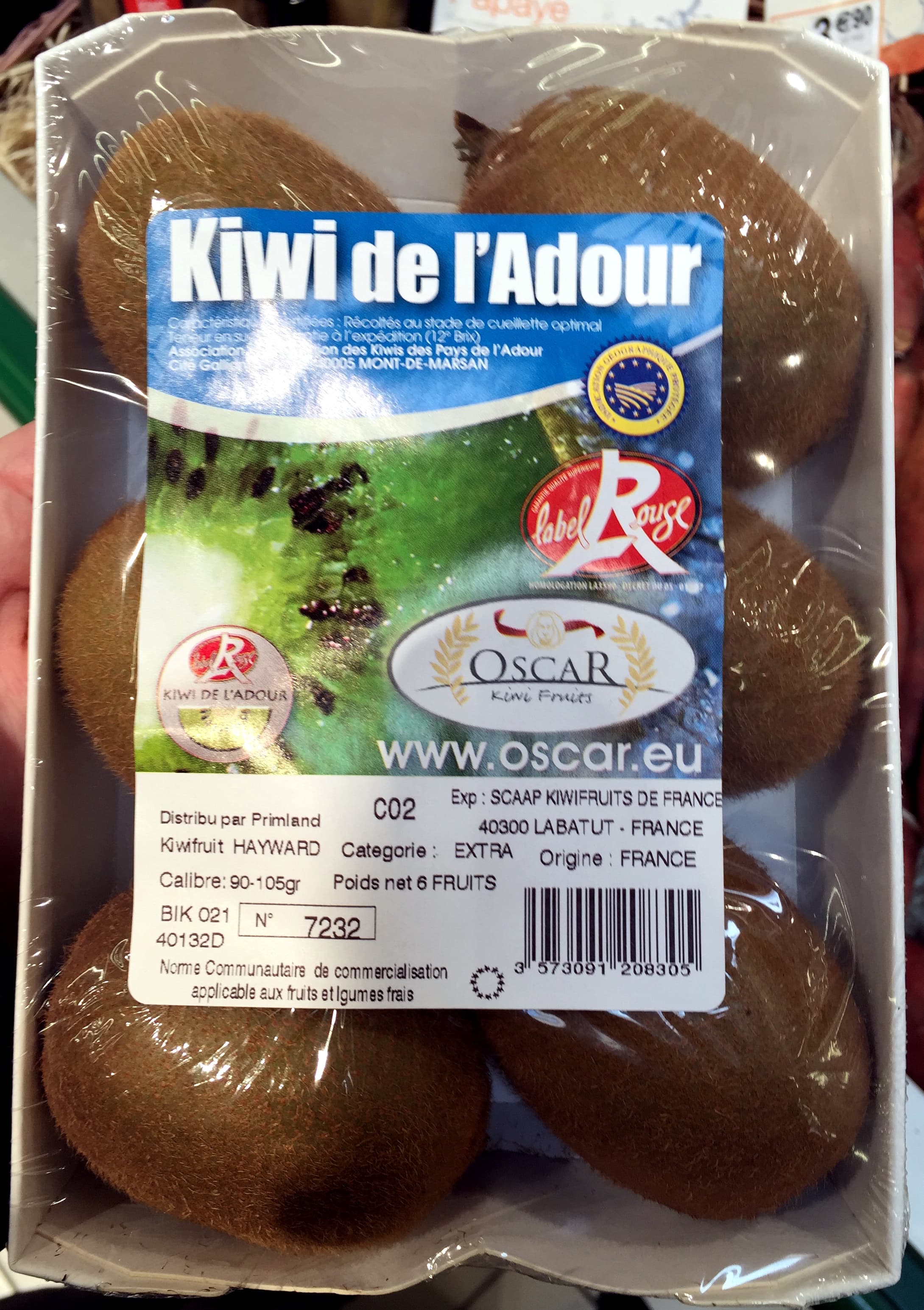 Oscar Kiwi de l'Adour packshot