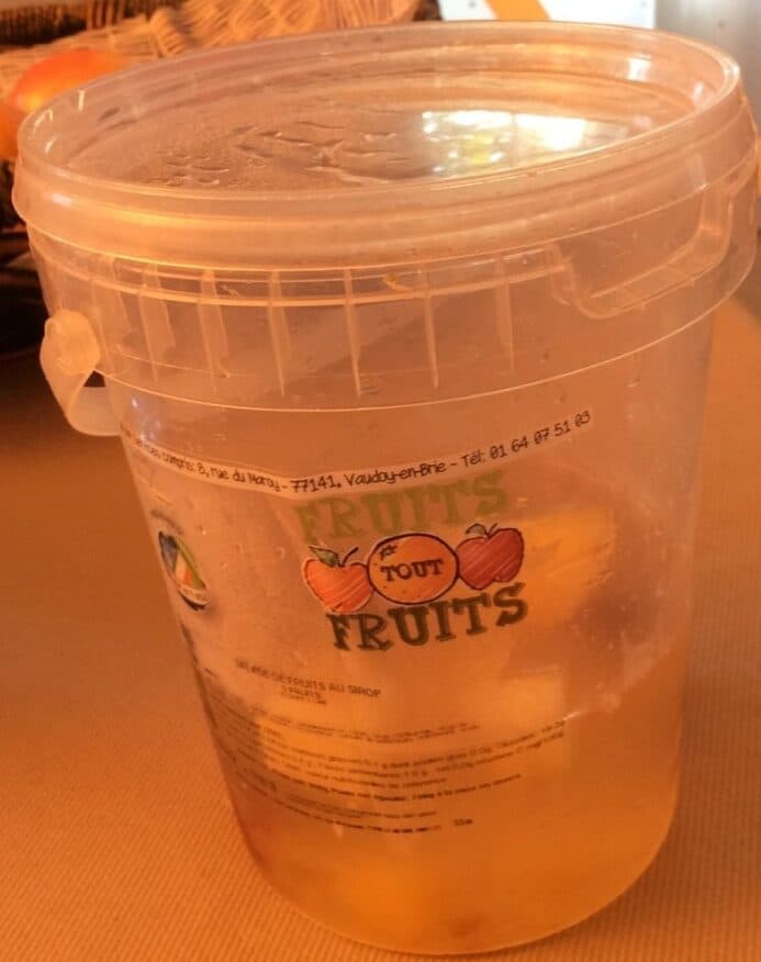 Fruits tout Fruits Salade de fruits au sirop packshot