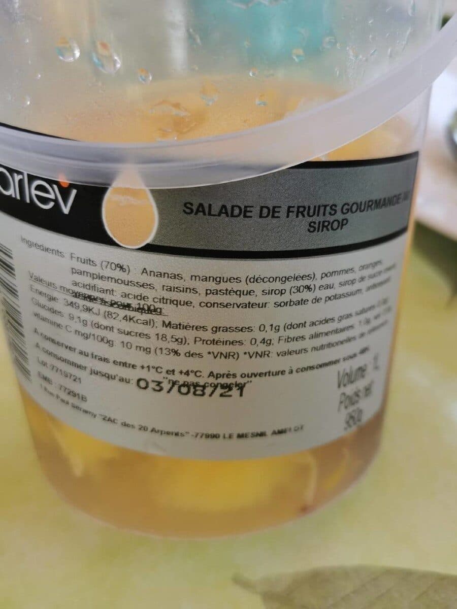 Fruits tout fruits Salade de fruits packshot