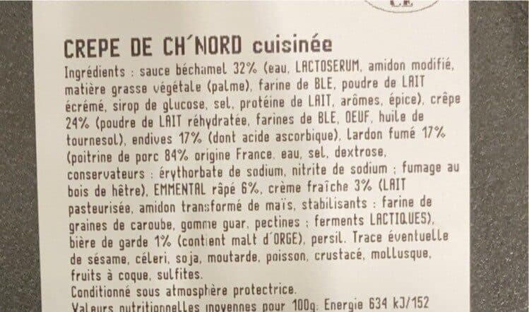 SDB Traiteur Crêpe de ch'Nord cuisinée packshot