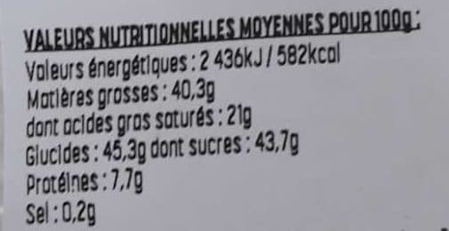 Réauté chocolat Oeufs fourrés Gianduja Chocolat au lait packshot