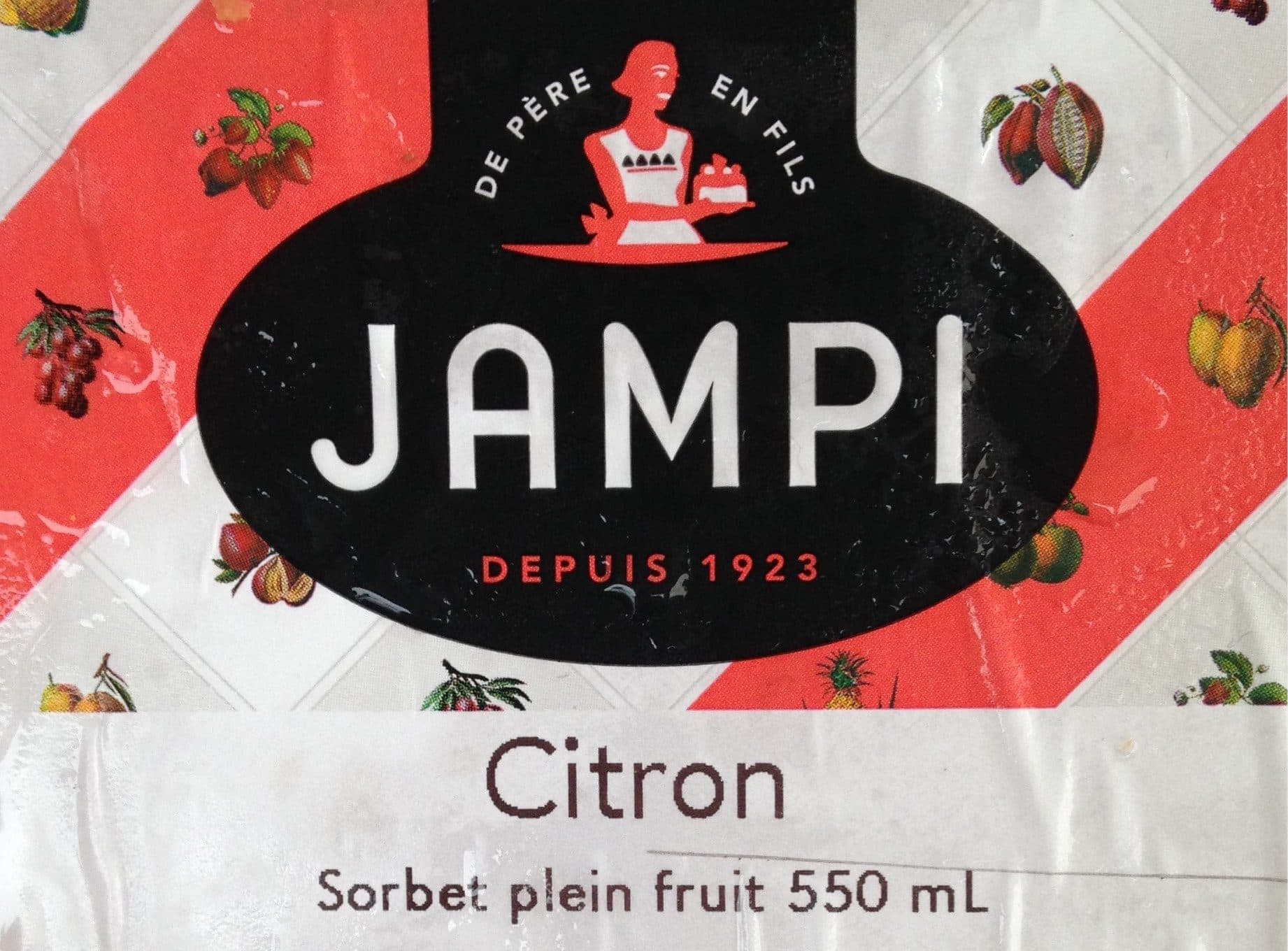 Jampi Sorbet Citron Jampi 550ML packshot