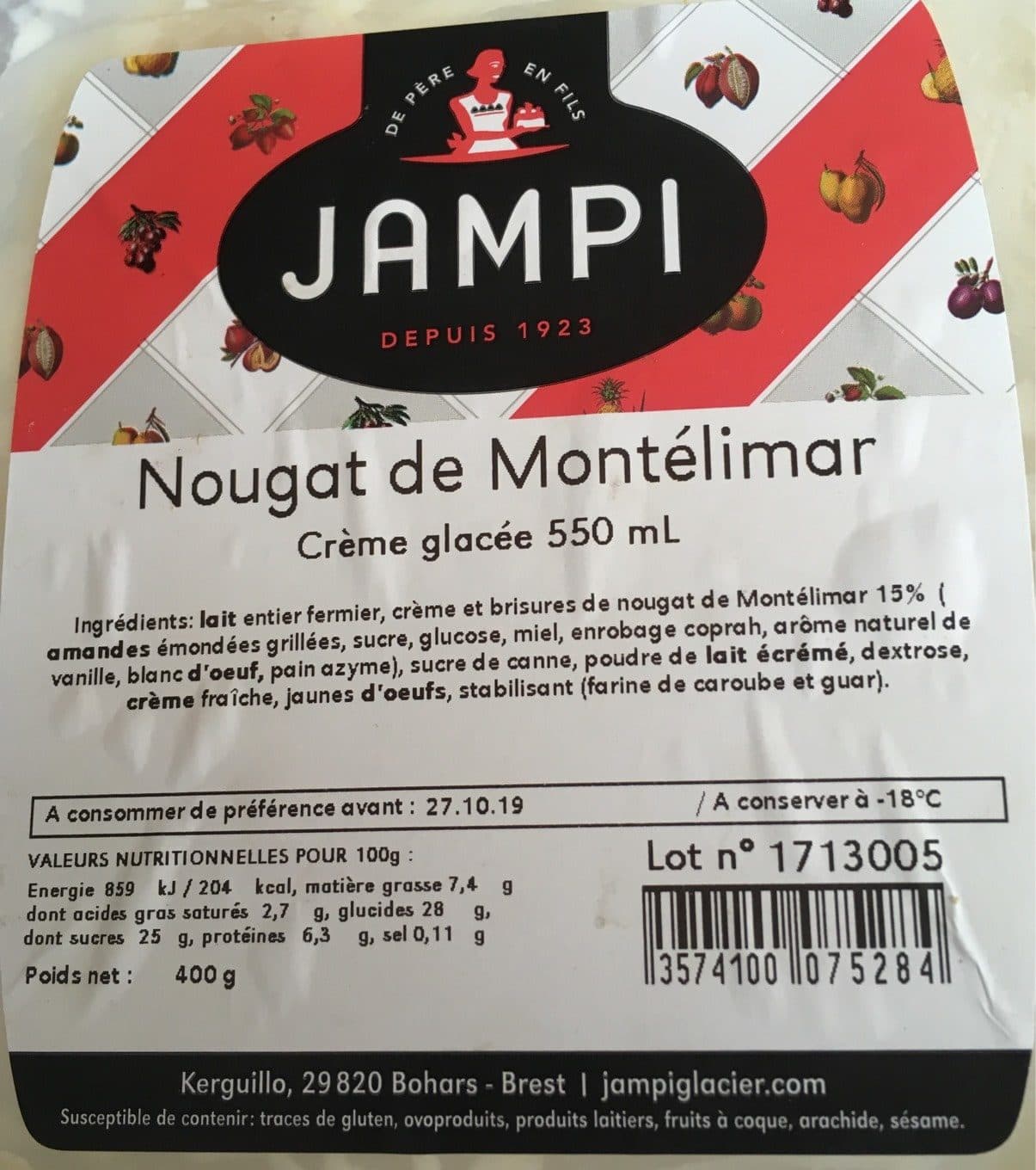 Jampi Nougat de Montélimar packshot