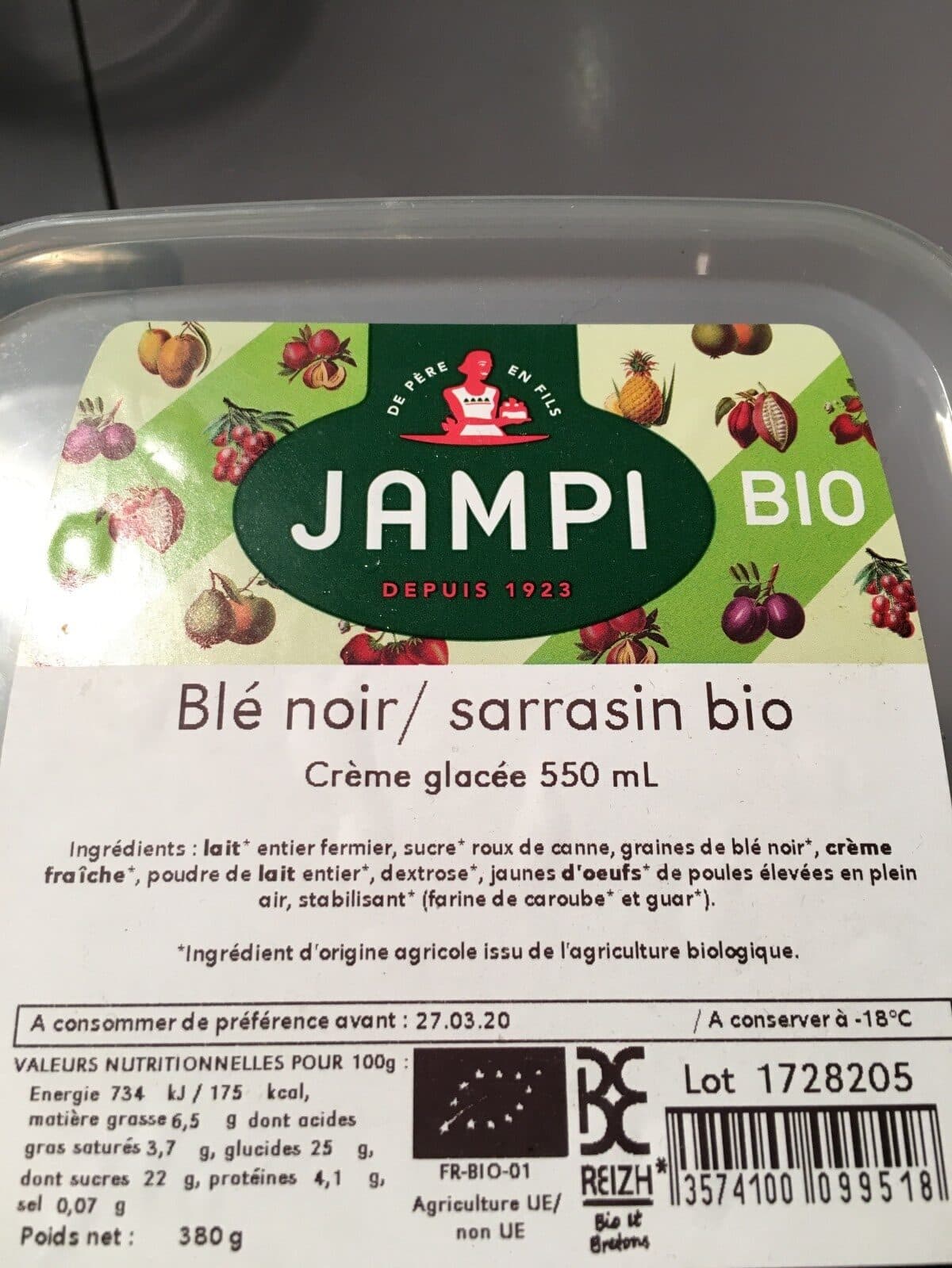 Jampi Crème Glacée packshot