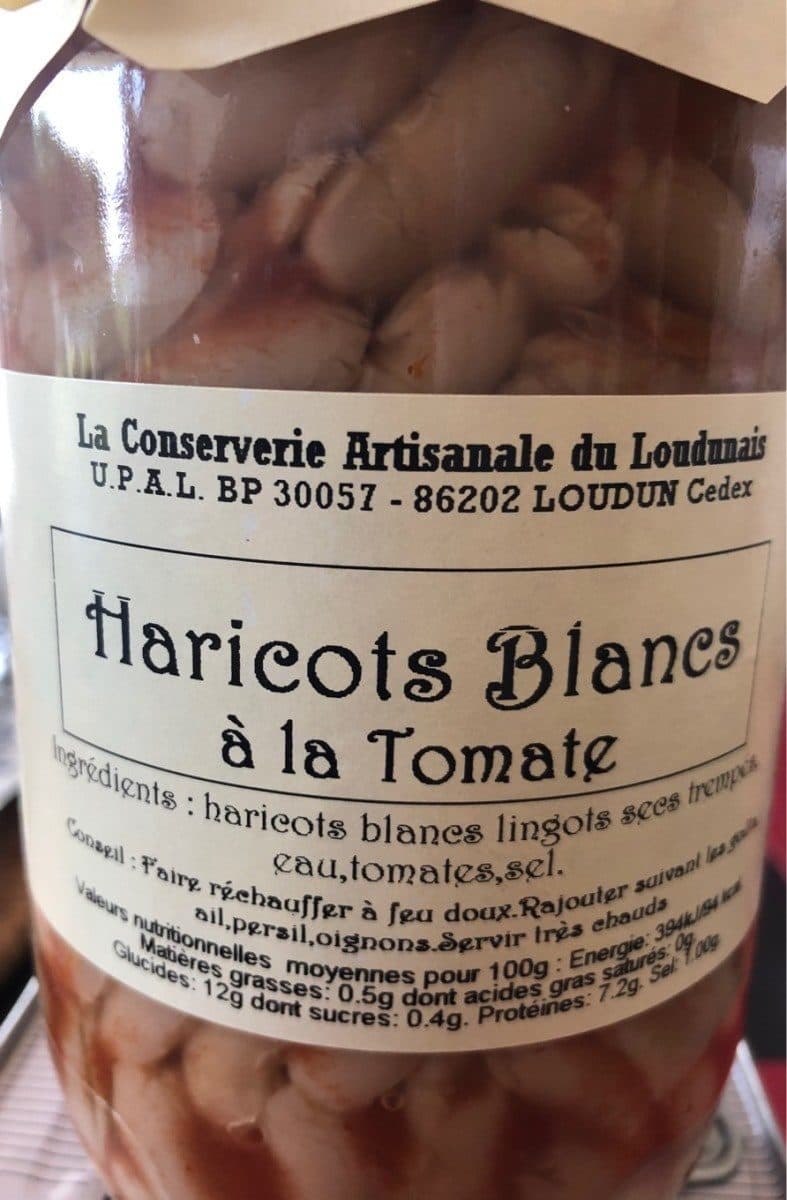 Open Food Facts Haricots blancs à la tomate packshot