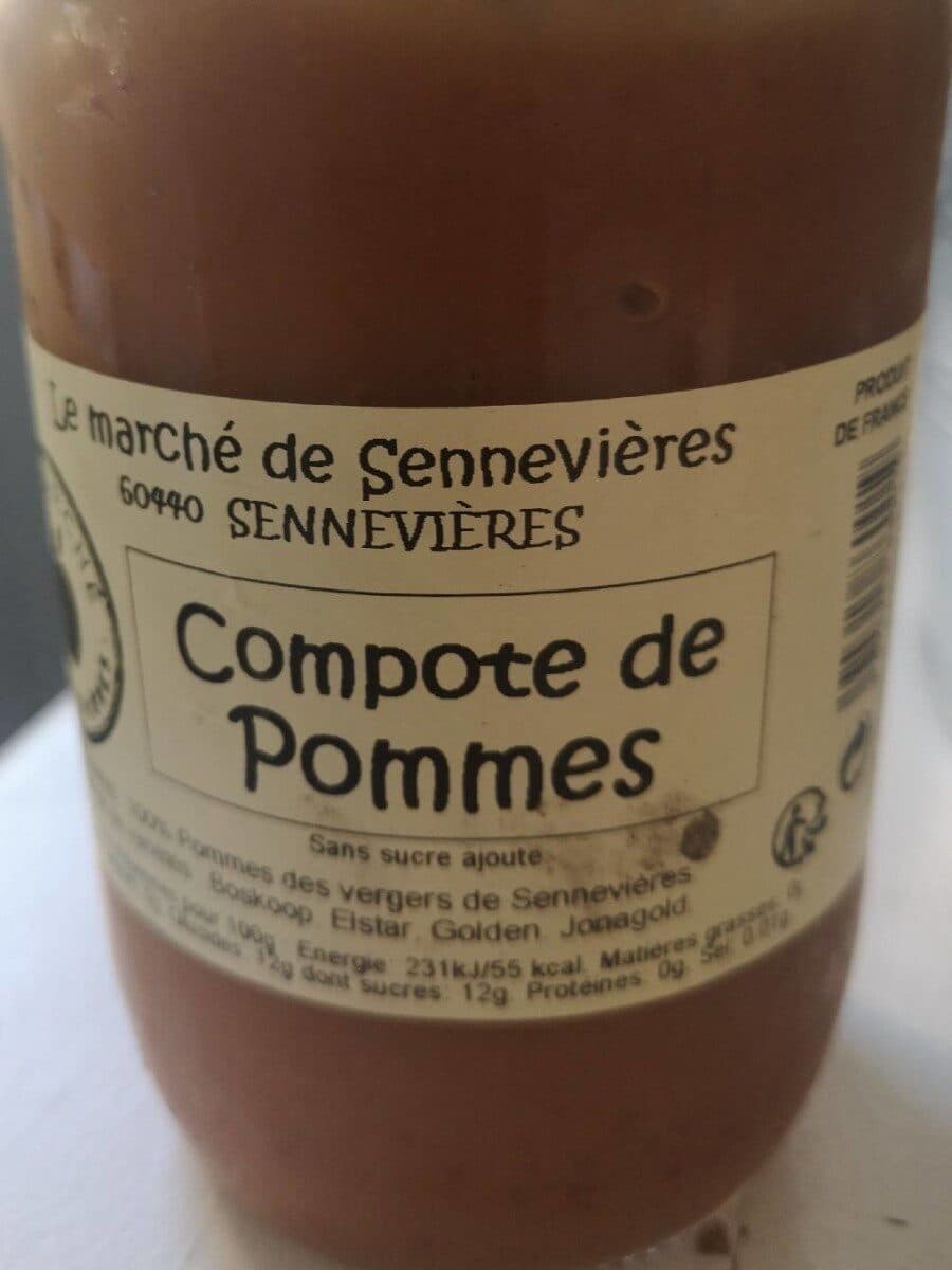 Les Vergers De Sennevières Compote de pommes packshot