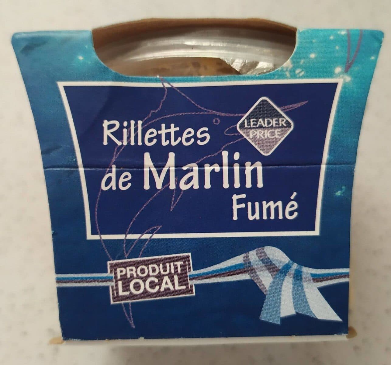 Leader Price Rillette Marlin Fumé packshot