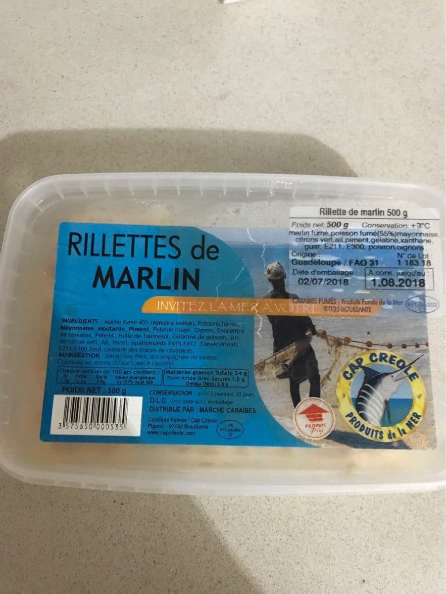 Open Food Facts Rillettes de marlin packshot