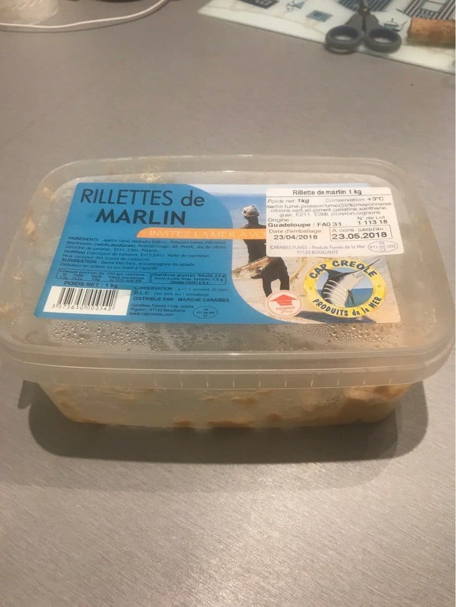 Open Food Facts Rillette de marlin packshot