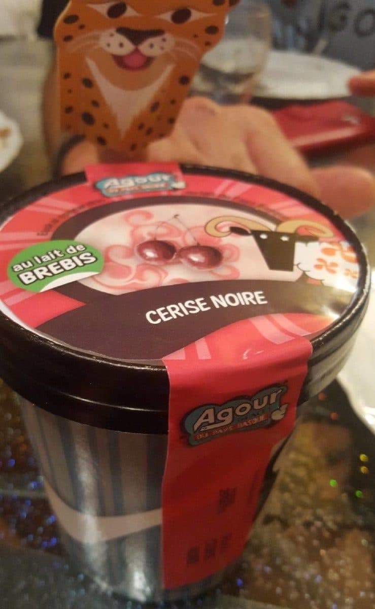 Agour Glace cerise noire packshot