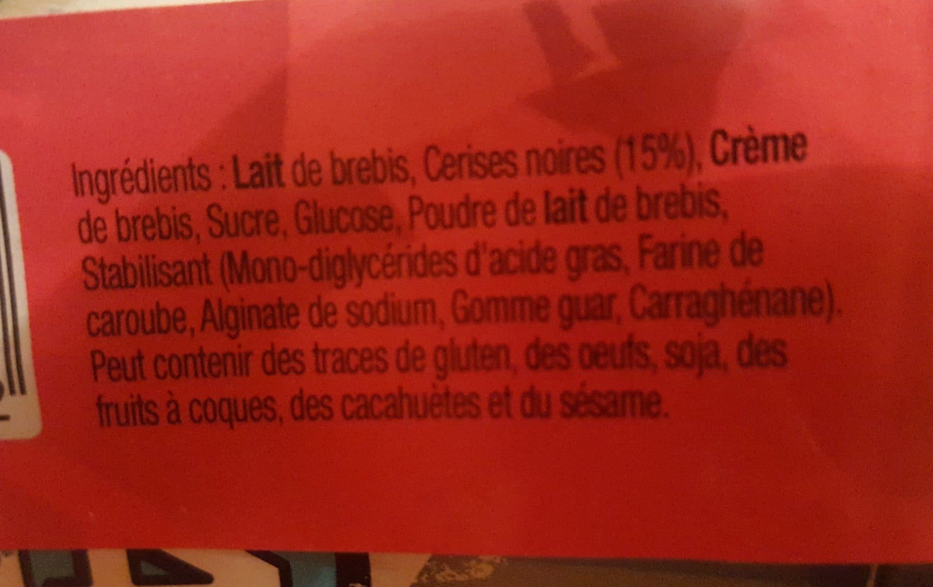 Agour Glace cerise noire packshot