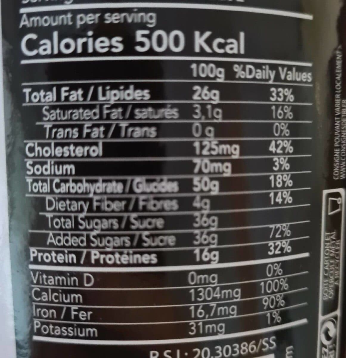 Open Food Facts Teilak packshot