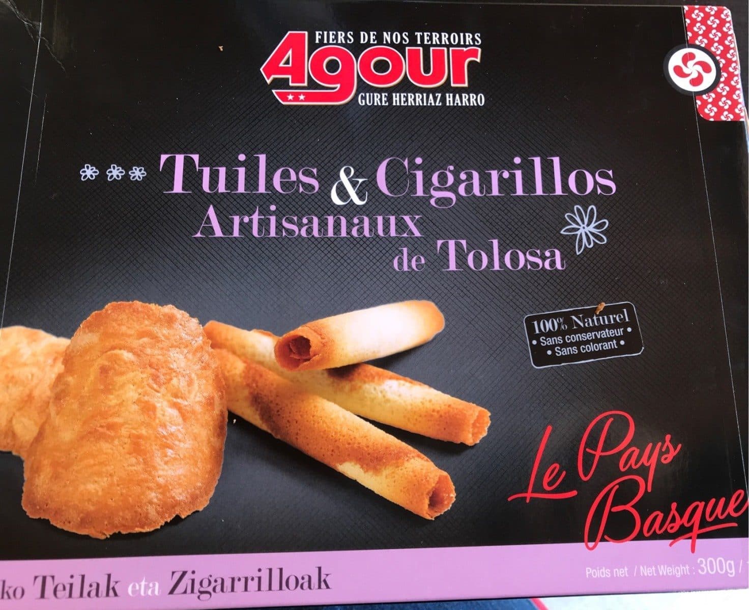 Open Food Facts Tuiles & cigarillos artisanaux de tolosa packshot