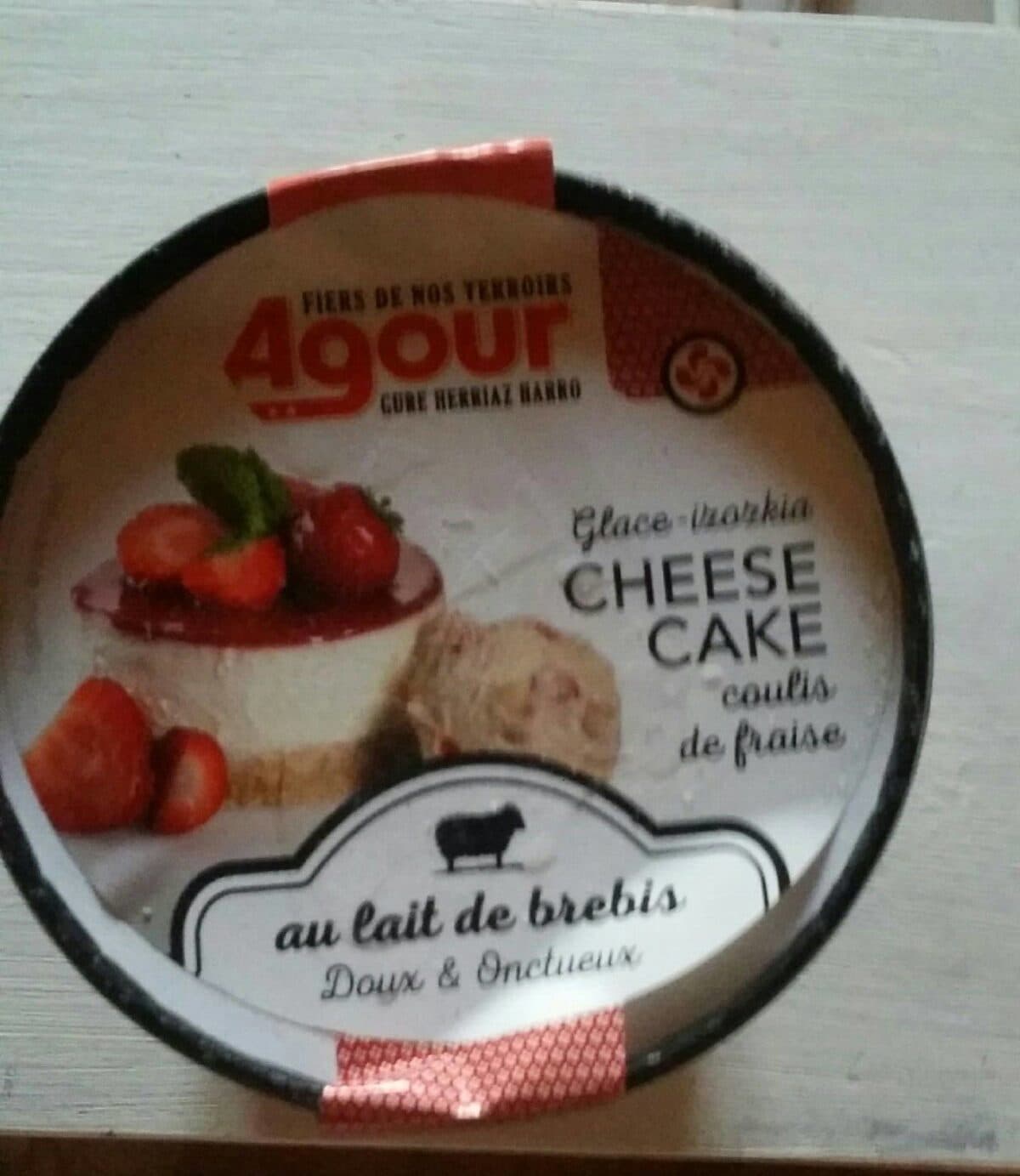Open Food Facts Glace irorkia cheese cake coulis fraise packshot