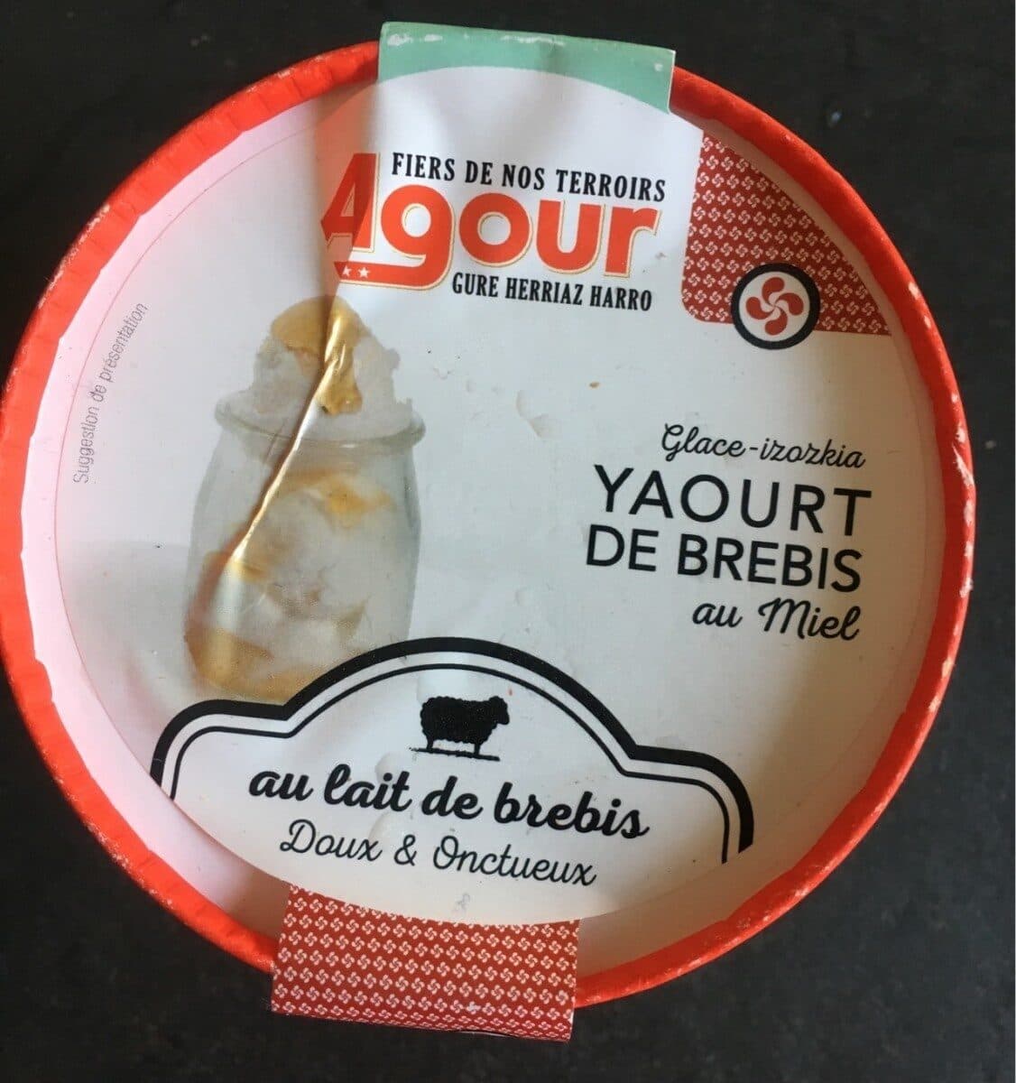 Agour Yaourt de Brebis au miel packshot