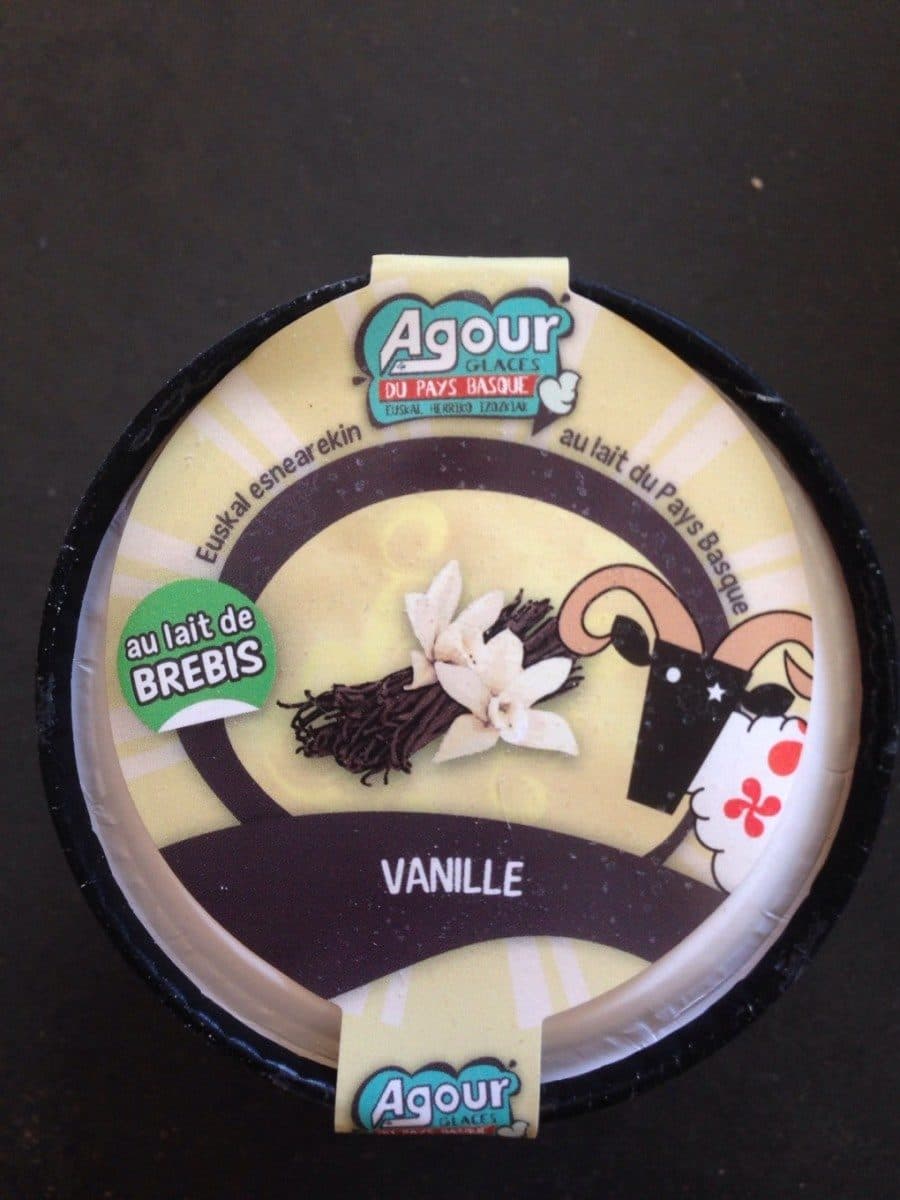 Agour Glace Artisanale Vanille packshot