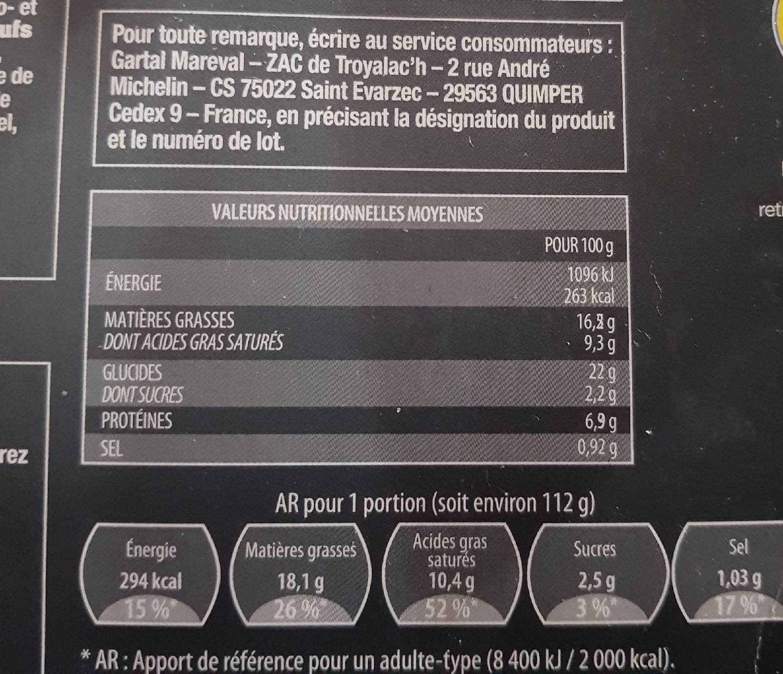 Française De Gastronomie Tourte dorade royale et fenouil sauce aux agrumes packshot