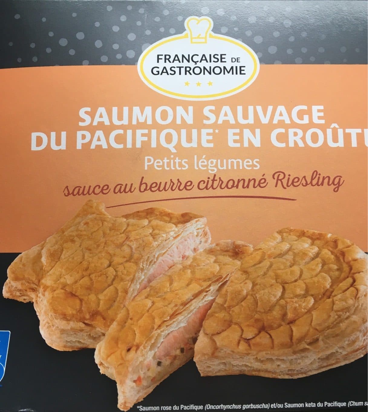 Francaise De Gastronomie Saumon sauvage du pacifique en croute packshot