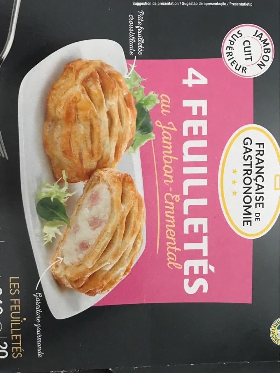 Française de Gastronomie Feuilletes jambon emmental packshot