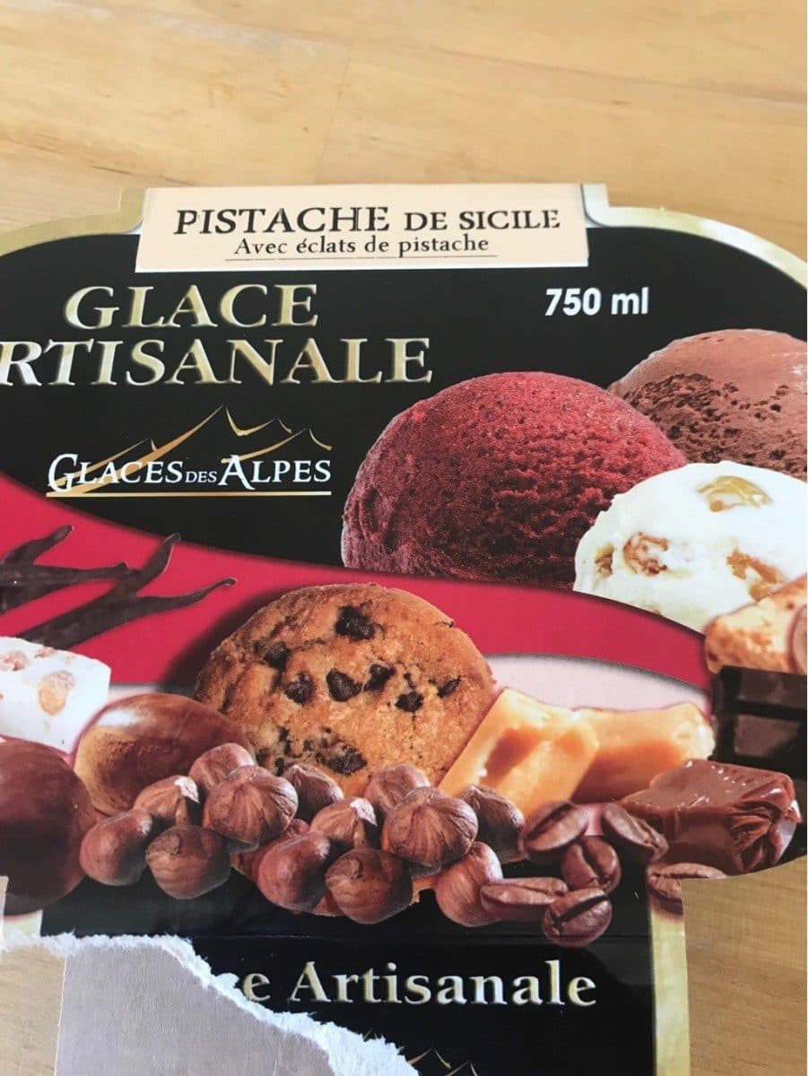 Glaces des Alpes Glace artisanale packshot