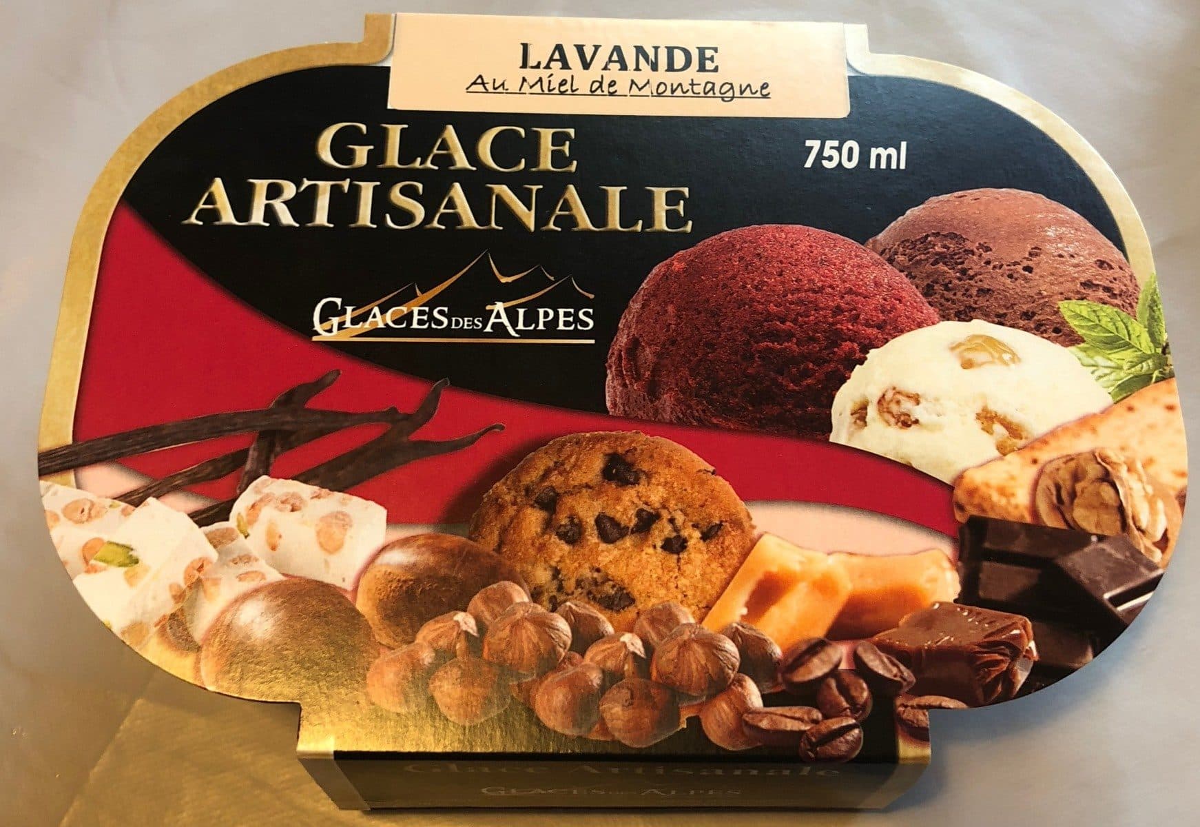 Glaces des Alpes Lavande Miel packshot