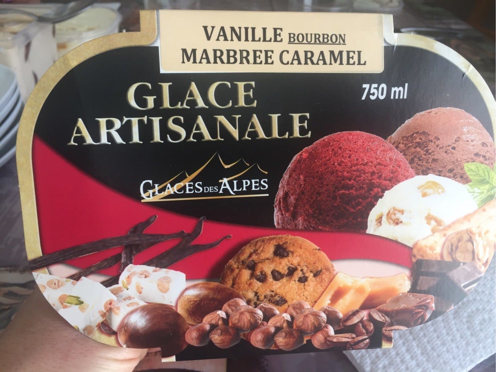 Glaces des Alpes Glaces Artisanale packshot