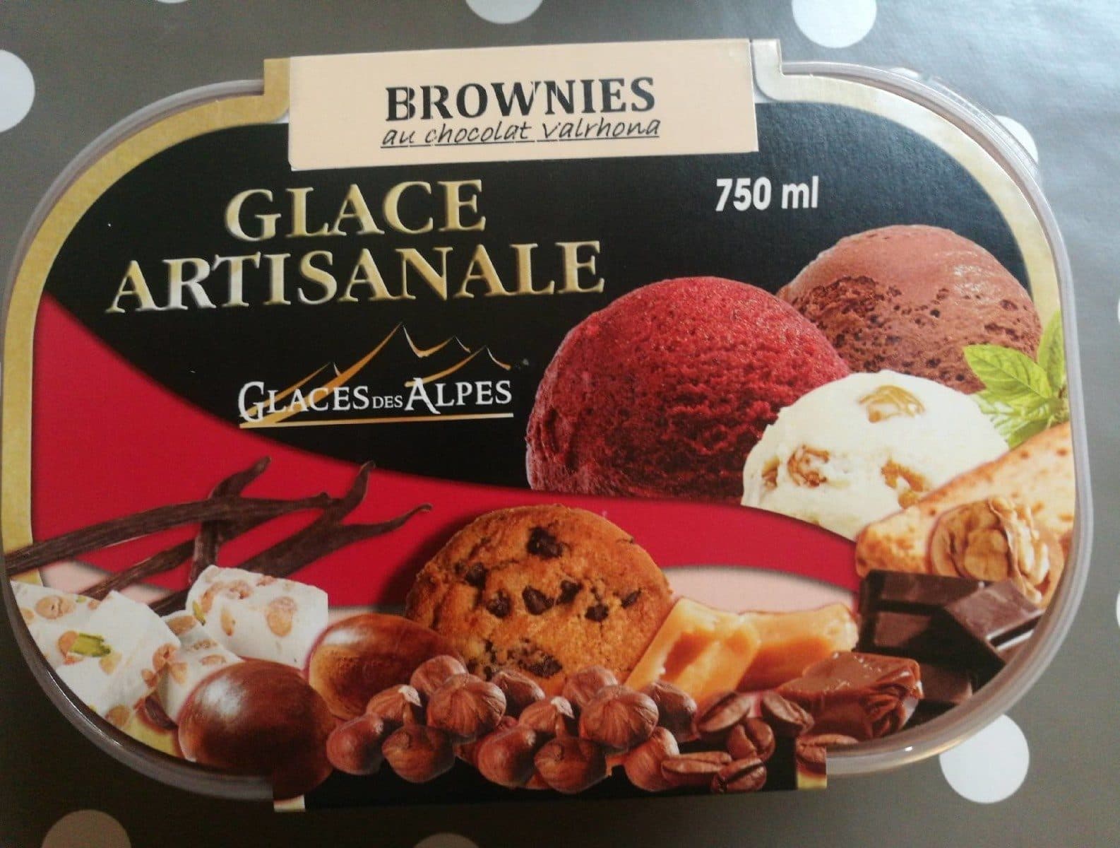 Glaces des Alpes Glace des Alpes brownies packshot
