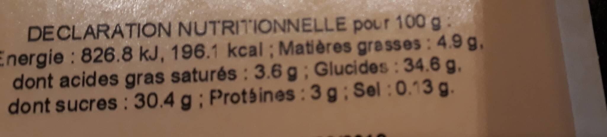 Glaces des Alpes Glace marron packshot