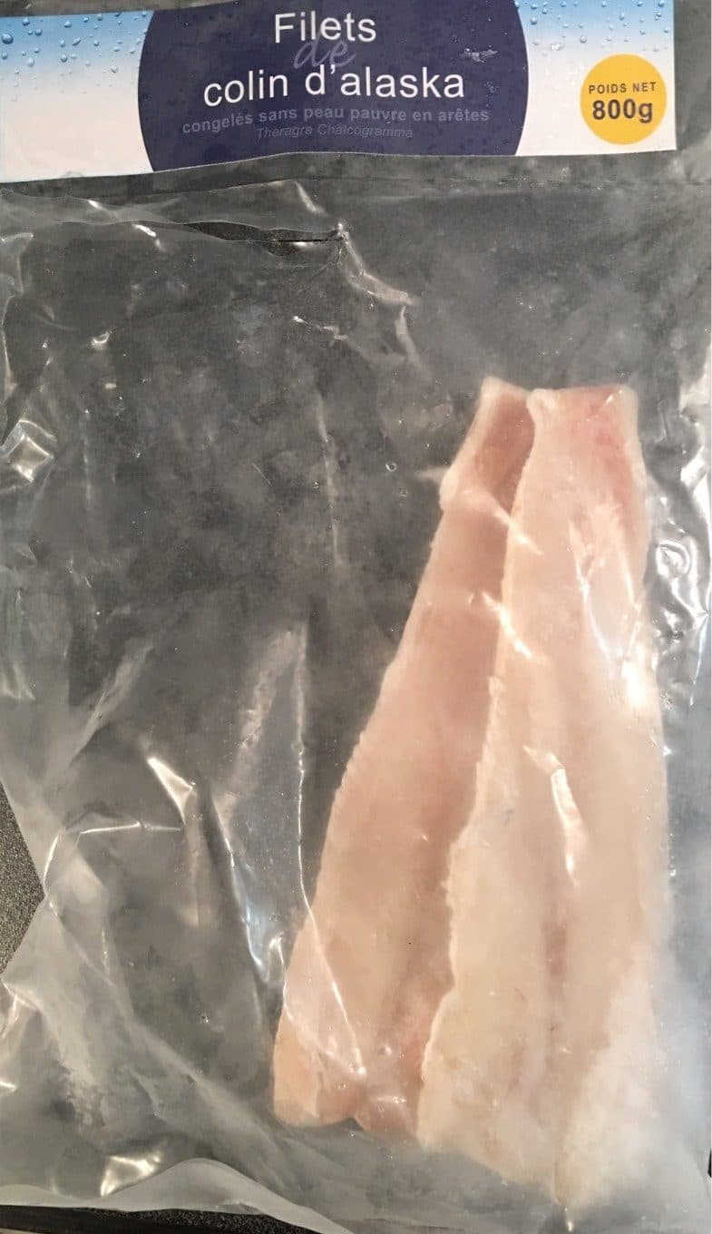 Inconnue Filets de colin d'alaska packshot