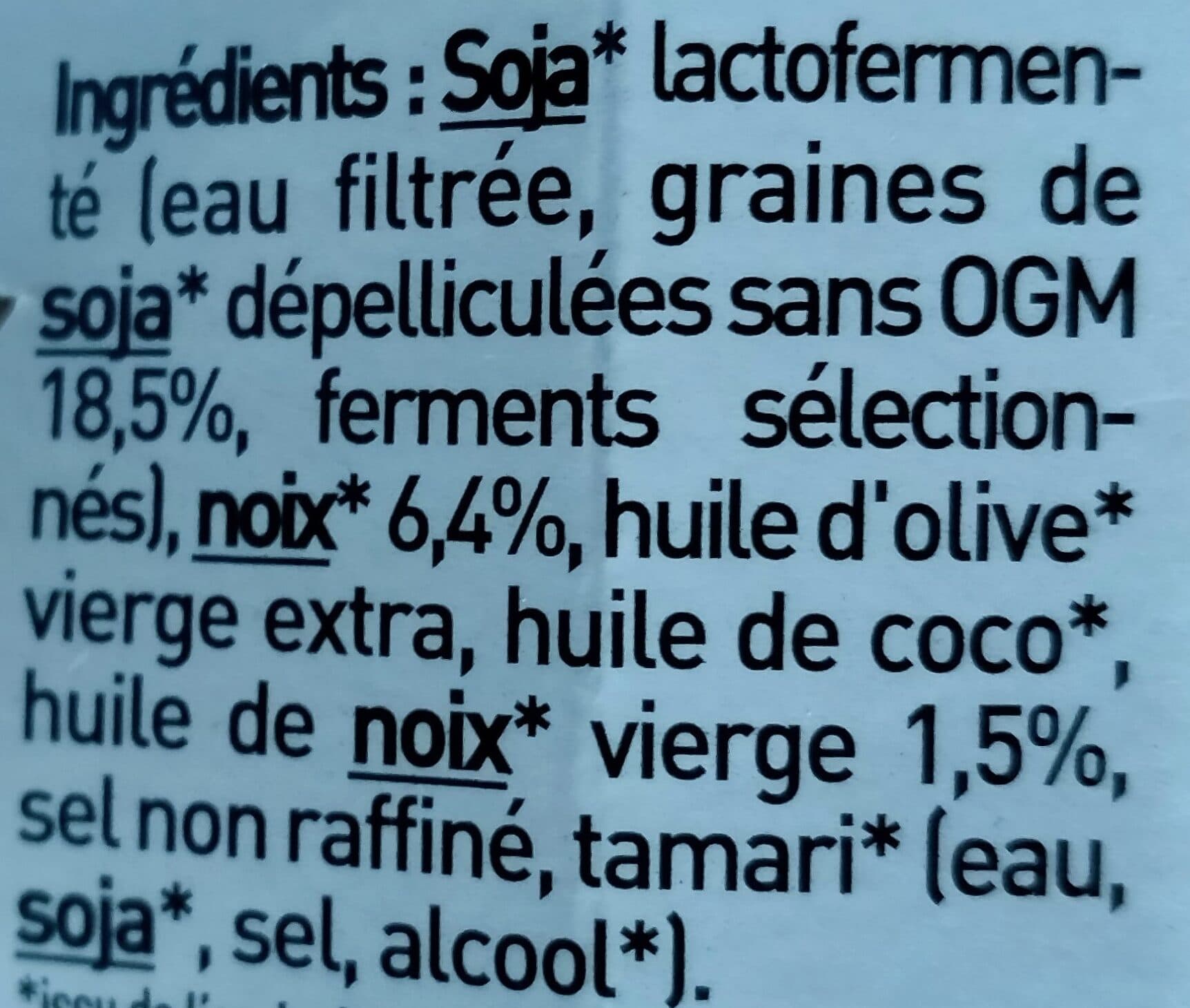 Sojabio Sojabio tartine et moi noix packshot
