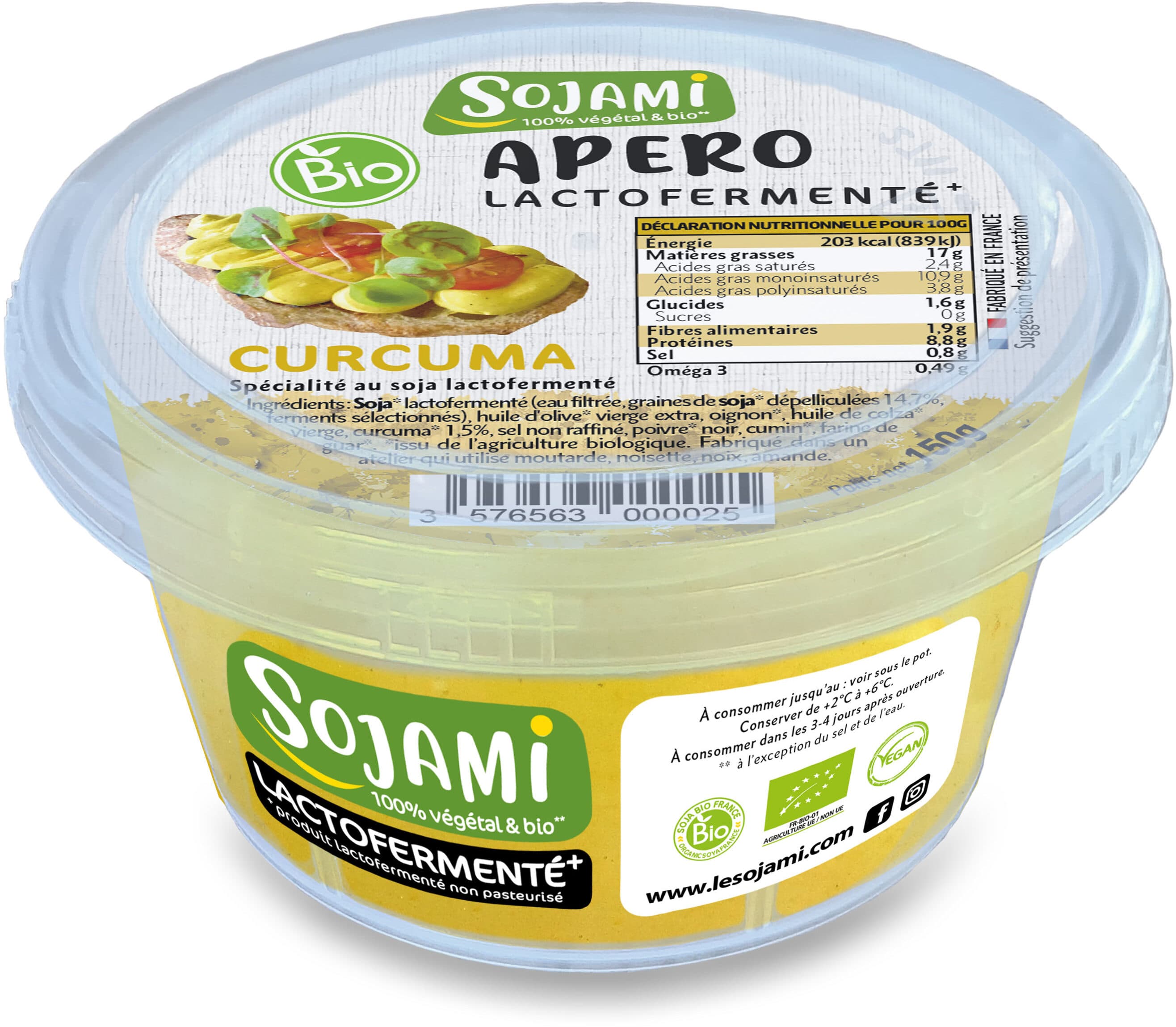 Sojami Sojami Apéro - Curcuma packshot