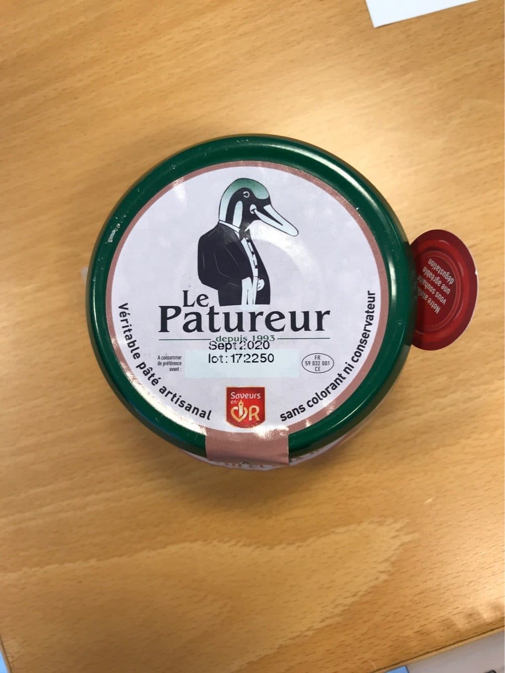 Le Patureur Pâté à l'ail fumé packshot