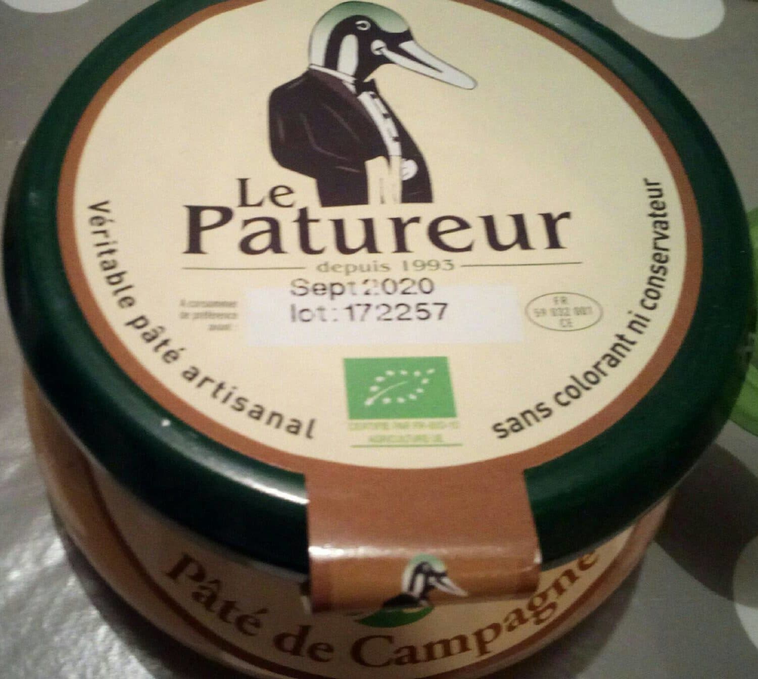 Le Patureur Pâté de campagne packshot
