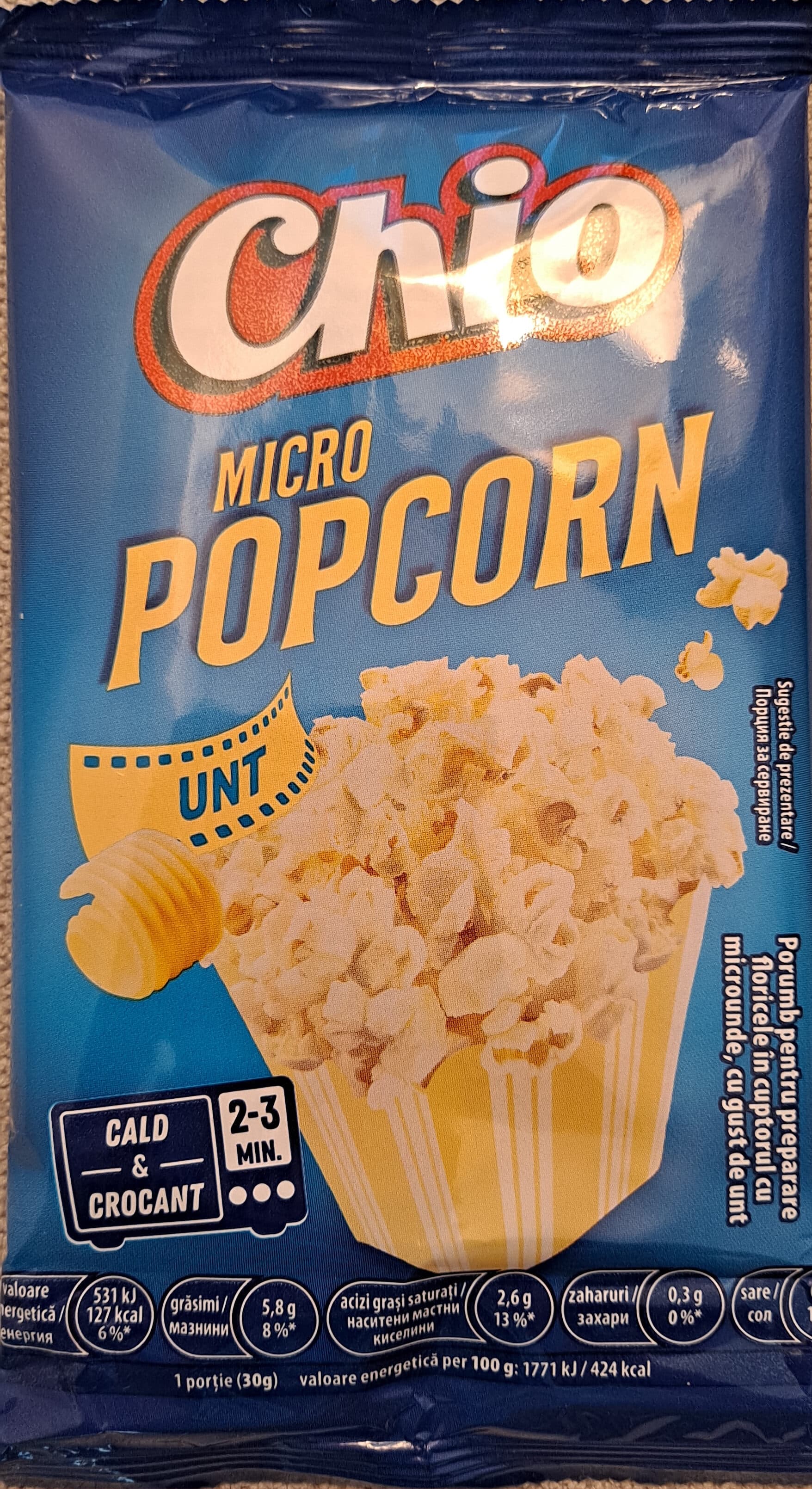 chio Popcorn cu Unt packshot