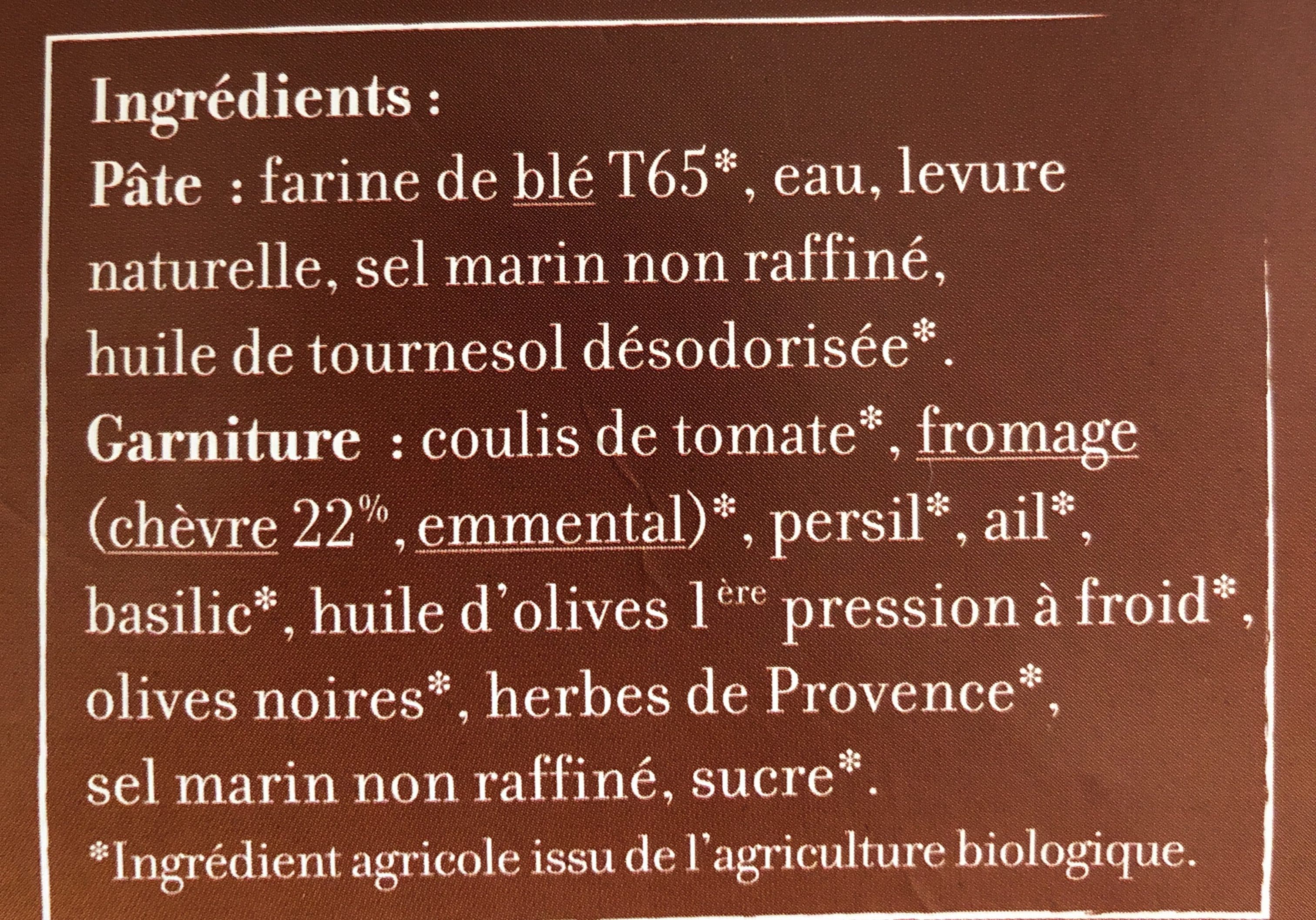 LABORIE Pizza Au Chevre packshot