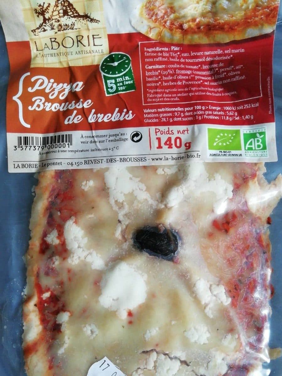 Open Food Facts Pizza brousse de brebis packshot